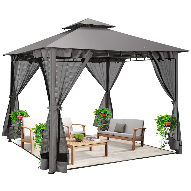 Emergency Mylar Tent - 10'x10' 가제보 할인 판매, 모기장이 있는