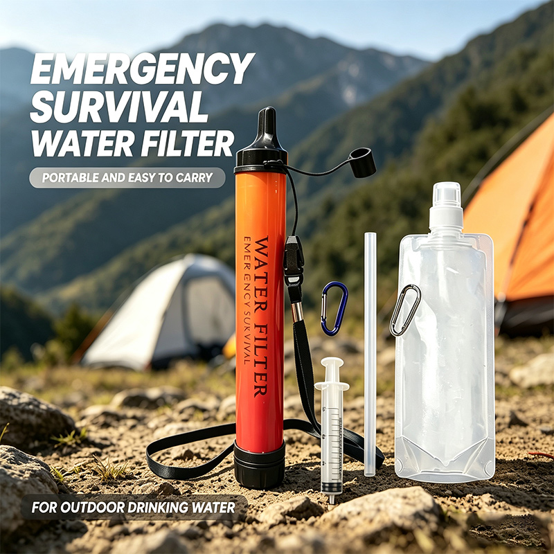 Water Purification Straw - 야외용 미니 정수 빨대 캠핑 정화