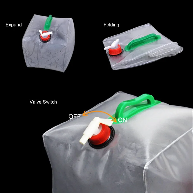 접이식 물 탱크, 플랫 캐니스터 리터, 10L - Water Bag Collapsible 리뷰 및 가격