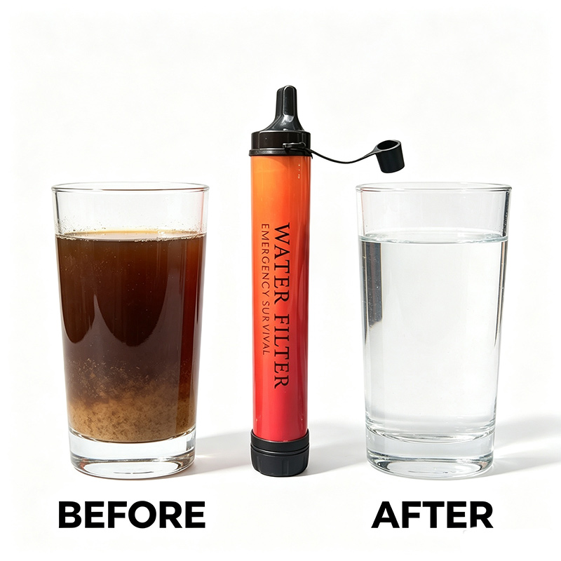야외용 미니 정수 빨대 캠핑 정화 휴대용 하이킹 정수기 - Water Purification Straw 리뷰 및 가격